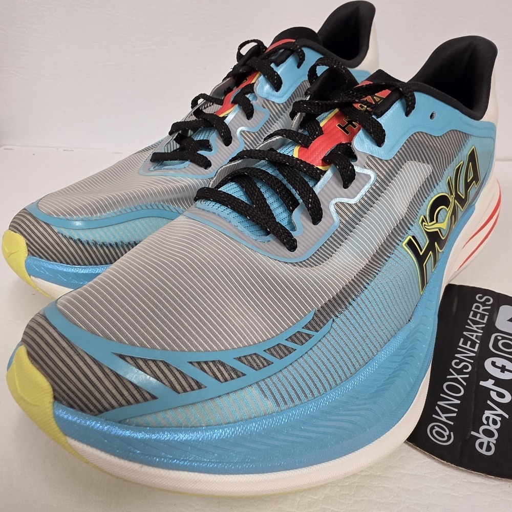 Hoka One One Cielo X1 2.0 1162053 FLCK Blue Running Shoes Men's Size 11.5